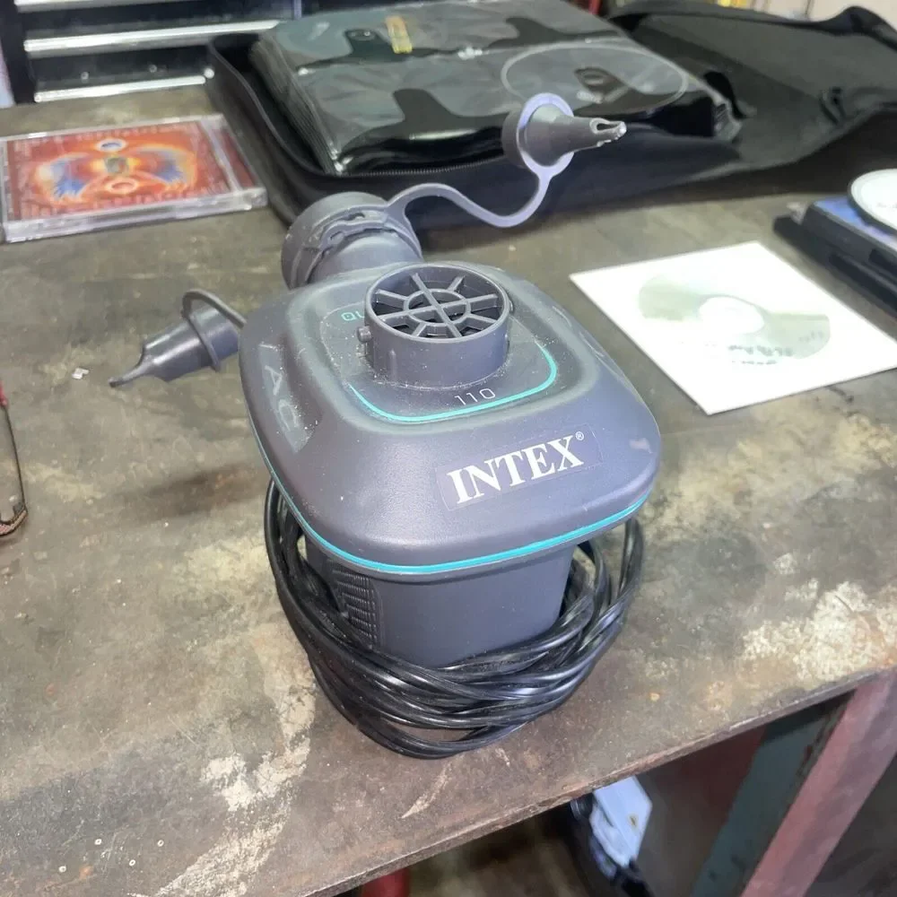 Intex Quick Fill Electric Pump 110 Inflater and Deflater Device Works Great Fast